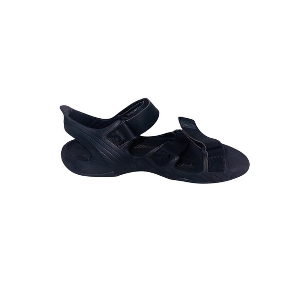 Teva Adjustable Black Sandals 4 Open-Toe Lightweight Trail Hiking Outdoor Shoes - Picture 7 of 10